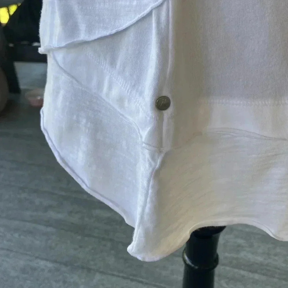 Neon Buddha| Ruffle Bottom Tank Top - Picture 5 of 7